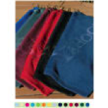 Embroidery on Colored Beach Towel Dobby End Hem