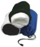 Velour Pool Towel Set Mesh Draw-string Bag