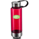 Water Bottle with Stainless Accents..