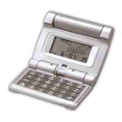 Compact folding travel clock,