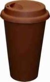 Ceramic Travel Mug..10 oz Brown Espanola