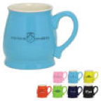 coffee mug..country pottery ceramic mug, 18 oz.