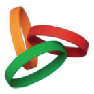 Debossed Silicone Wristband
