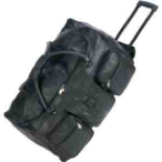 Genuine Leather Rolling Duffle