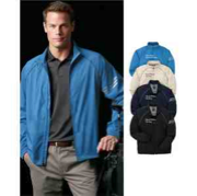 Adidas Golf ClimaProof (R) 3-Stripes Full Zip Jacket