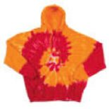  Custom Spiral Tie-Dyed Basic Hoodie.
