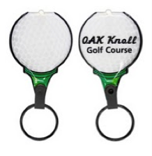 Light Up Golf Ball Keychain