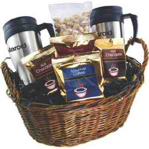 Gift basket with Mugs  & Beverages