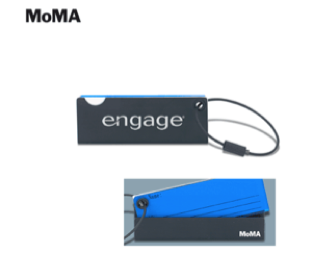 MoMA Acrylic Luggage Tag