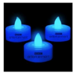 Blue Led Tea Light Candle