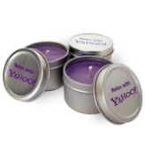 Soy Travel Candle- Colored scented waxv