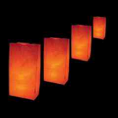 LUMBAGSINARIE ..white paper bags/candles .