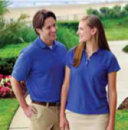 Golf Shirt IZOD Performance pique 100% polyester polo 5 oz moisture wicking,