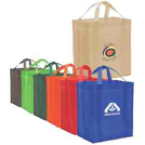 Non-Woven Reusable Tote... A promotional product that can help reduce the use of plastic bags