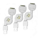 Retractable Mobile Charger with USB 2.0.